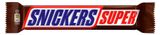 Изображение товара Батончик шоколадный Snickers Super с карамелью арахисом и нугой, 80 г