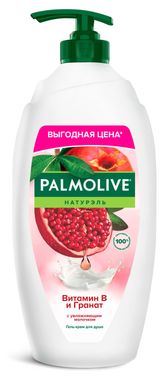 Изображение товара Гель для душа Palmolive Натурэль Витамин В и гранат с увлажняющим молочком, 750 мл