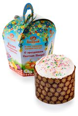 Изображение товара Кулич пасхальный «Королёвский хлеб» Кекс Пасхальная трапеза с творогом, 450 г