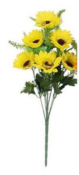 Изображение товара Букет искусственный Подсолнух 50 см, 1 шт в ассортименте