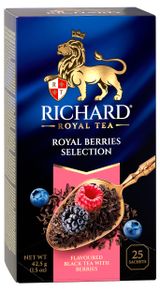 Изображение товара Чай черный RICHARD Royal Berries Selection, 25х2 г