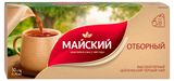 Изображение товара Чай черный «Майский» Отборный» в пакетиках, 25х2 г