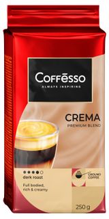 Изображение товара Кофе молотый Coffesso Crema, 250 г