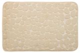 Изображение товара Коврик для ванной комнаты Actuel с противоскользящим основанием эффектом памяти бежевый, 50X80 см