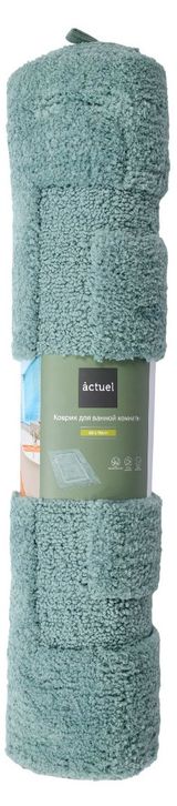 Изображение товара Коврик для ванной комнаты Actuel с противоскользящим основанием мятный, 60х90 см