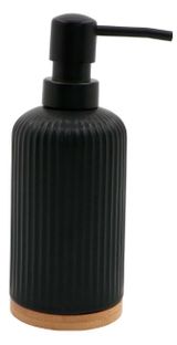 Изображение товара Дозатор для мыла Actuel черный, 7х7х19 см