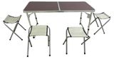 Изображение товара Набор складной мебели для кемпинга Стол 120х60х70 см и 4 стула 34х42х40 см