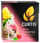 Изображение товара Чай черный CURTIS Hawaii Sunkiss с тропическим ароматом в пирамидках, 20х1,7 г