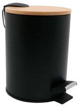 Изображение товара Ведро для мусора Actuel с педалью черное, 3 л