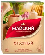 Изображение товара Чай черный «Майский» Отборный в пакетиках, 100х2 г