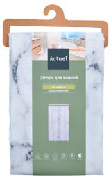Изображение товара Штора для ванной Actuel мрамор, 180х200 см