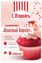 Изображение товара Набор для выпечки «С.Пудовъ» Маффины Красный бархат, 250 г