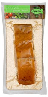 Изображение товара Масляная рыба холодного копчения «Олива» филе-кусок, 200 г
