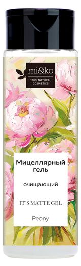 Изображение товара Гель для лица mi&ko Peony Мицеллярный очищающий, 200 мл