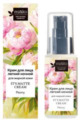 Изображение товара Крем для лица ночной mi&ko Peony для жирной кожи, 30 мл