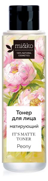 Изображение товара Тонер для лица  mi&ko Peony матирующий, 110 мл