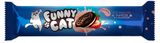 Изображение товара Печенье сахарное Funny Cat сэндвич со вкусом клубники, 158 г
