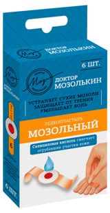 Изображение товара Лейкопластырь «Доктор Мозолькин» 7х2 см, 6 шт