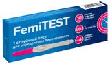 Изображение товара Тест для определения беременности Femitest 10мМЕ струйный, 1 шт