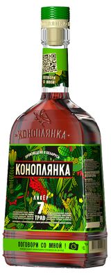 Изображение товара Ликер «Коноплянка» Десертный 7 трав Беларусь, 0,5 л