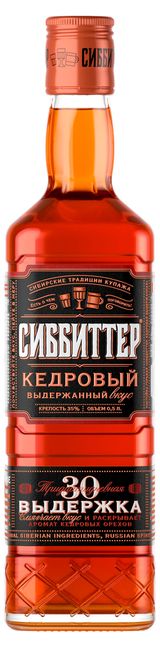 Изображение товара Настойка «Сиббиттер» Кедровая Россия, 0,5 л