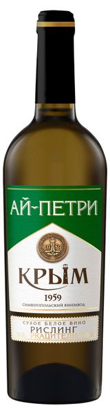 Изображение товара Вино «Ай-Петри» белое сухое Россия, 0,75 л