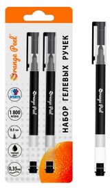 Изображение товара Ручка гелевая Orange Peel черная 0,5 мм, 2 шт