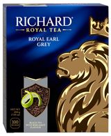 Изображение товара Чай черный Richard Royal Earl Grey с бергамотом в пакетиках, 100х2 г