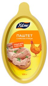 Изображение товара Паштет Hame деликатесный с мясом птицы, 105 г
