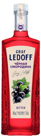 Изображение товара Настойка Graf Ledoff Черная смородина Россия, 0,5 л