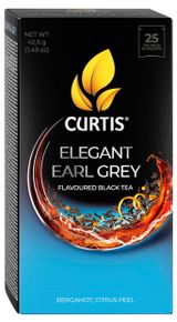 Изображение товара Чай черный Curtis Elegant Earl Grey, 25x1,6 г