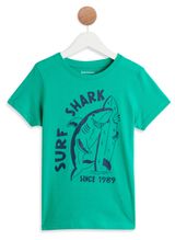 Изображение товара Футболка для мальчика InExtenso зеленая