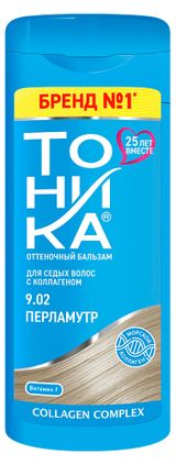 Изображение товара Бальзам для волос оттеночный «Тоника» перламутр тон 9.02, 150 мл