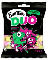 Изображение товара Маршмеллоу «Бон Пари» Duo Очень кислые у кубе со вкусом кислых фруктов, 100 г