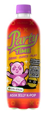 Изображение товара Напиток газированный Party Time Asia Jelly K-pop, 500 мл