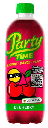 Изображение товара Напиток газированный Party Time Cherry Pop, 500 мл