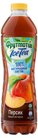 Изображение товара Чай черный «Фрутмотив» IceTea персик, 1,5 л
