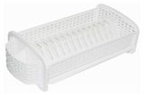 Изображение товара Сушилка для посуды Violet ротанг белая, 46х23х14 см