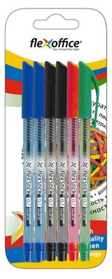 Изображение товара Набор шариковых ручек Flexoffice 0,7 мм, 6 шт