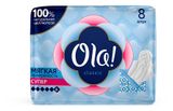 Изображение товара Прокладки женские гигиенические Ola! Classic super 6 капель, 8 шт
