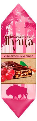 Изображение товара Конфеты «Коммунарка» Беловежская пуща с клюквенным пюре, вес