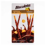 Изображение товара Палочки бисквитные Biscolata в молочном шоколаде с фундуком Турция, 32 г