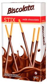 Изображение товара Палочки бисквитные Biscolata в молочном шоколаде Турция, 40 г