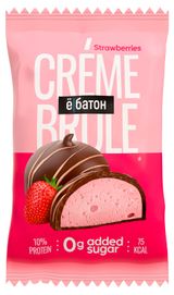 Изображение товара Десерт протеиновый «Ёбатон» Crème Brule клубника, 35 г
