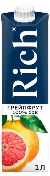 Изображение товара Сок Rich Грейпфрут, 1 л