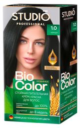 Изображение товара Крем-краска для волос Biocolor Стойкая 1.0 Черный