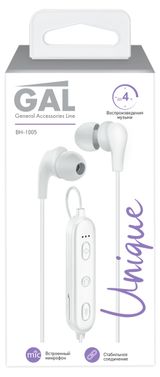 Изображение товара Наушники беспроводные Gal BH-1005 белые