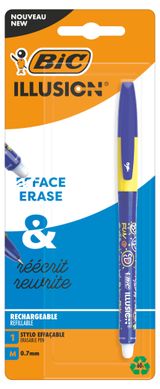 Изображение товара Ручка стираемая BIC Illusion синяя, 1 шт