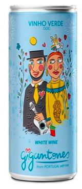Изображение товара Вино Gigantones Vinho Verde белое полусухое Португалия, 0,25 мл
