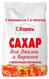 Изображение товара Сахар для джема «С.Пудовъ» 2 к 1, 500 г